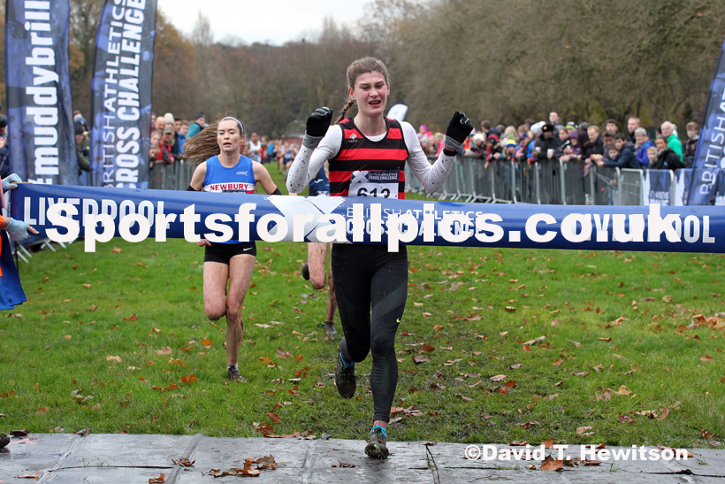 Womens under-17s and under-20s, 2019 European Cross Country Trials and British Cross Challenge, Sefton Park, Liverpool.  Photo: David T. Hewitson/Sports for All Pics